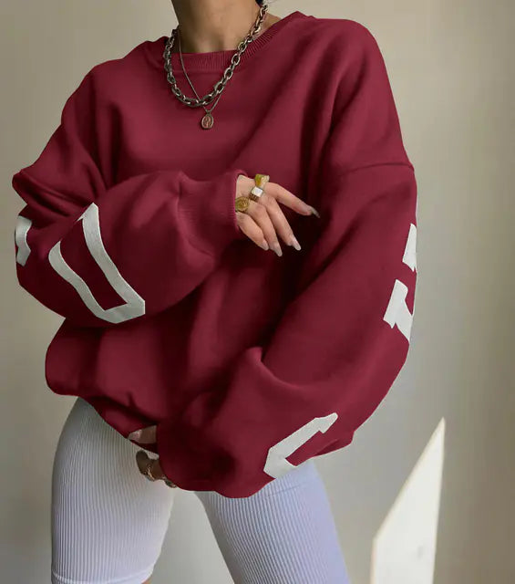 Maglione casual in lana Y2K autunno inverno