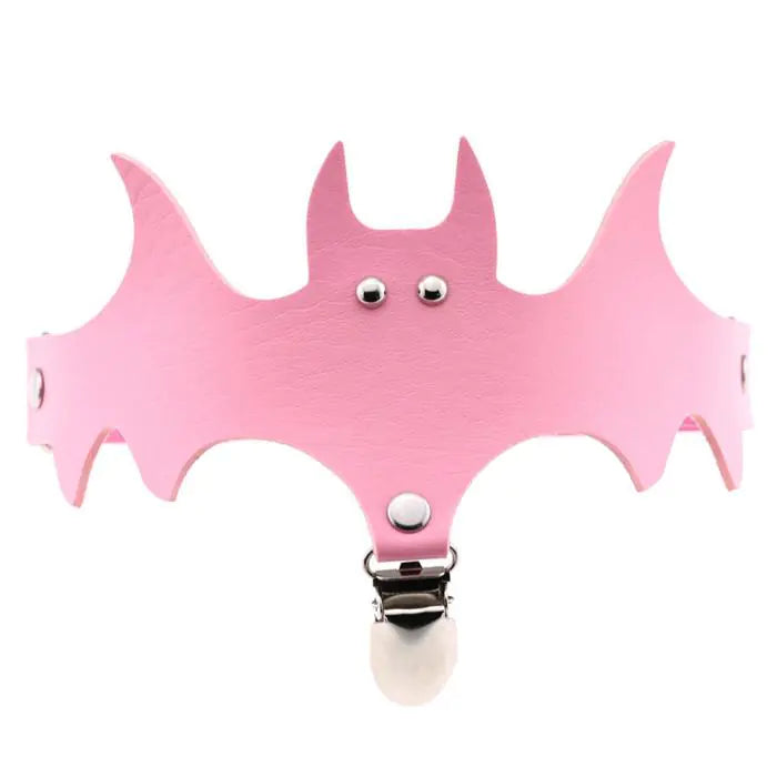 Halloween Christmas Bat Wing Leg Garters and Clips