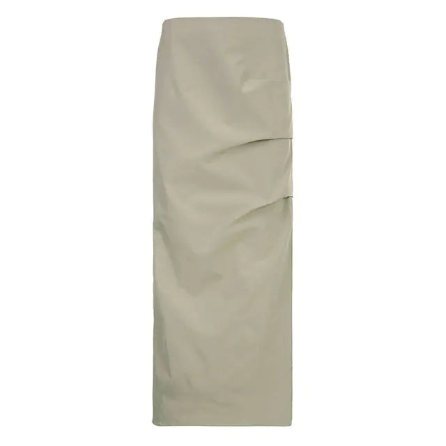 Long fit skirt