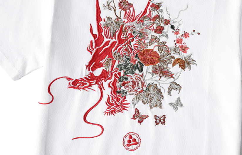 Youth Embroidered Dragon T-Shirt