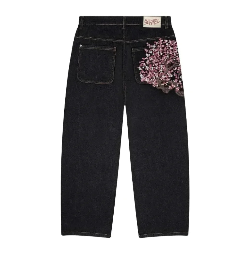Women’s High-Waist Embroidered Fashion Jeans