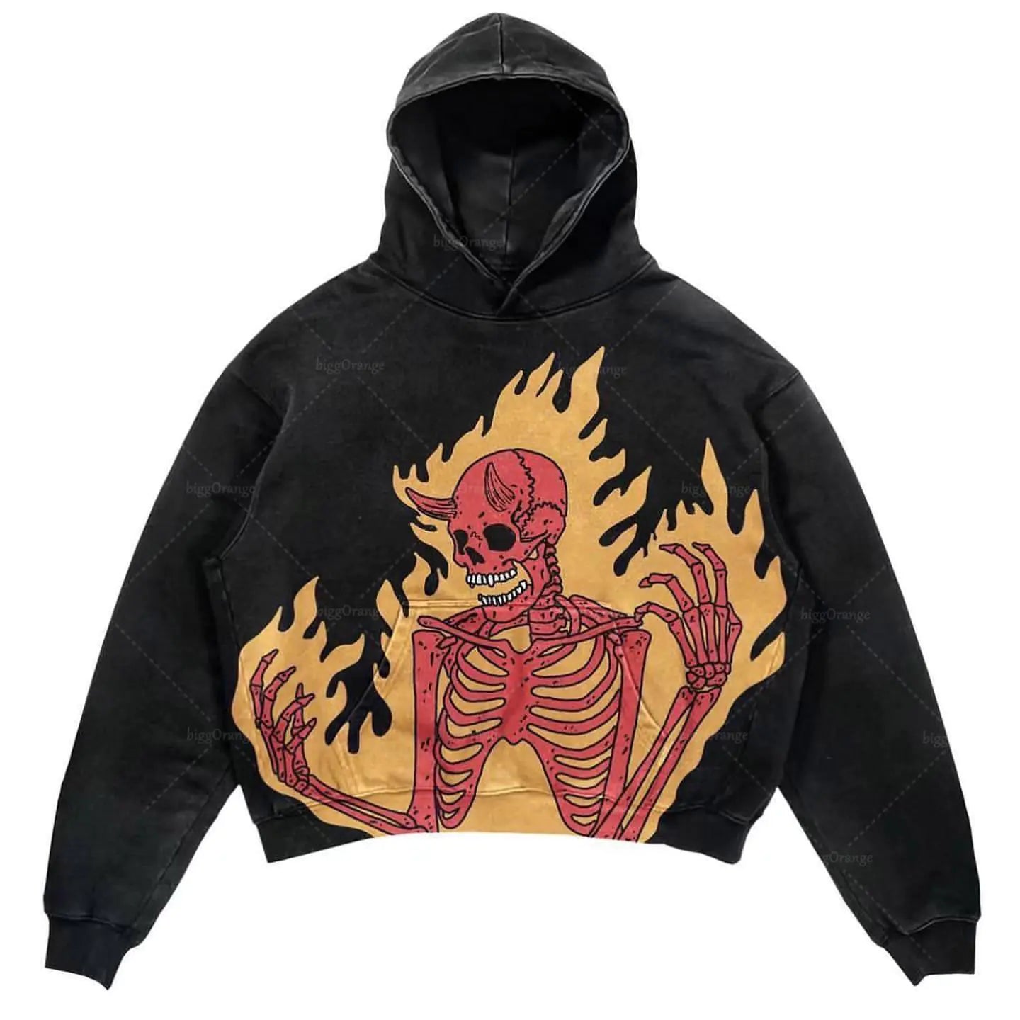 Punk Design Hoodie - Streetwear Y2K Fashion