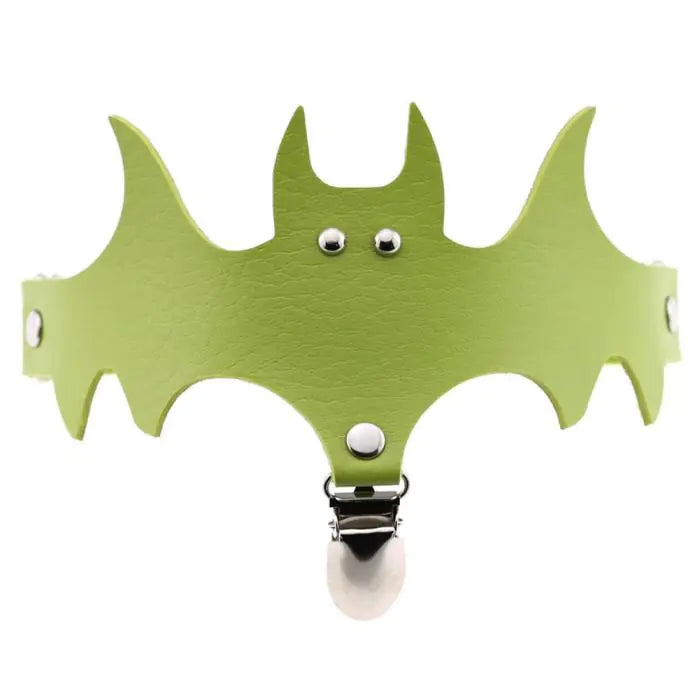 Halloween Christmas Bat Wing Leg Garters and Clips