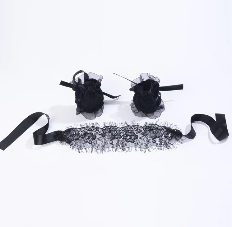 Handcuff Bracelet, Teasing Set, Eye Mask