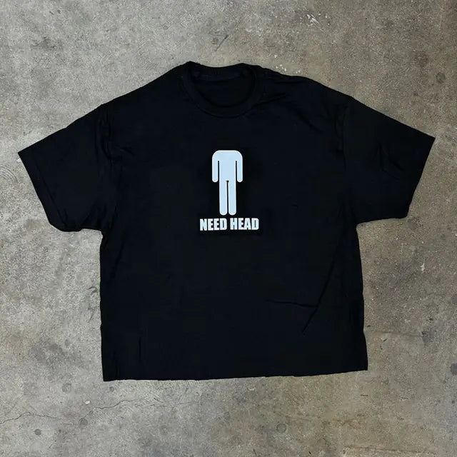 Vintage Y2K Graphic Oversized Cotton T-shirt