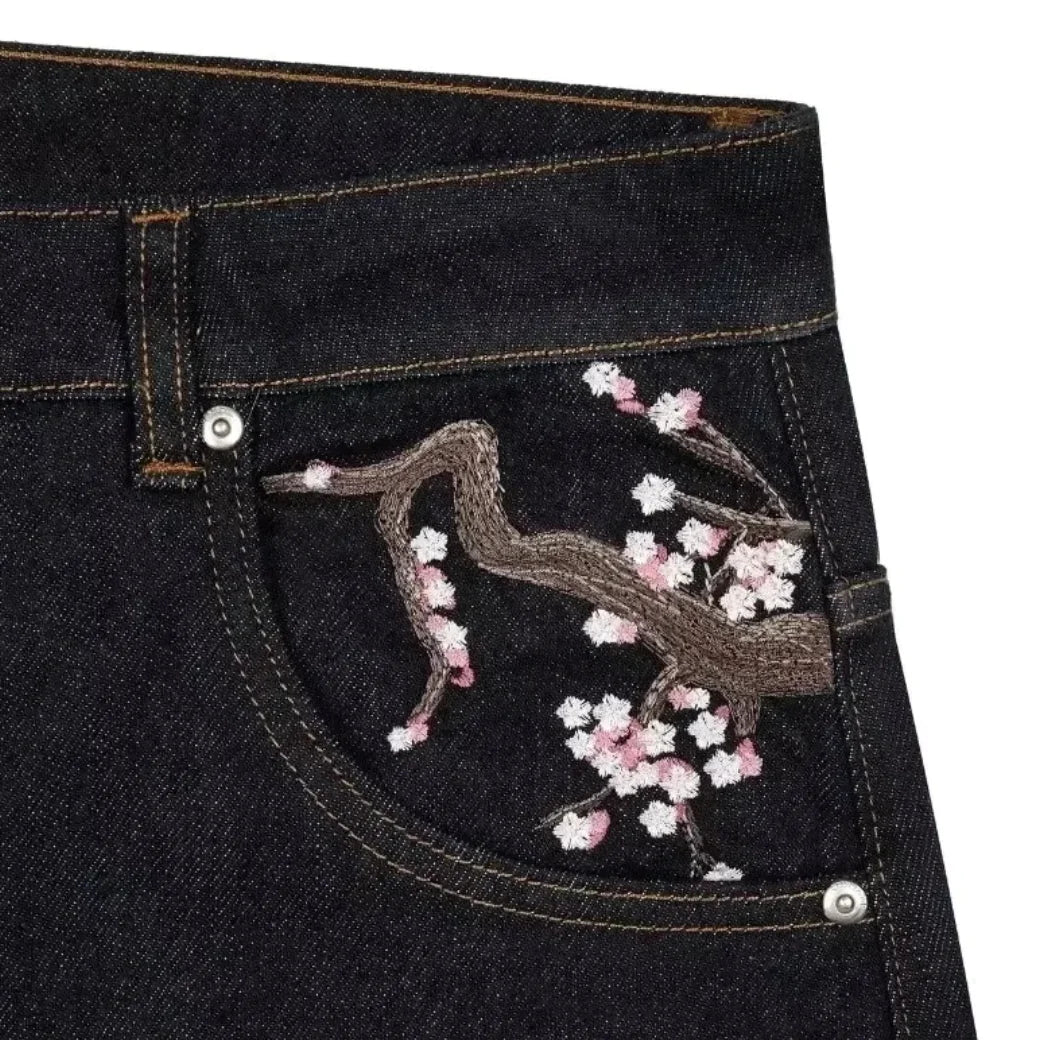 Women’s High-Waist Embroidered Fashion Jeans