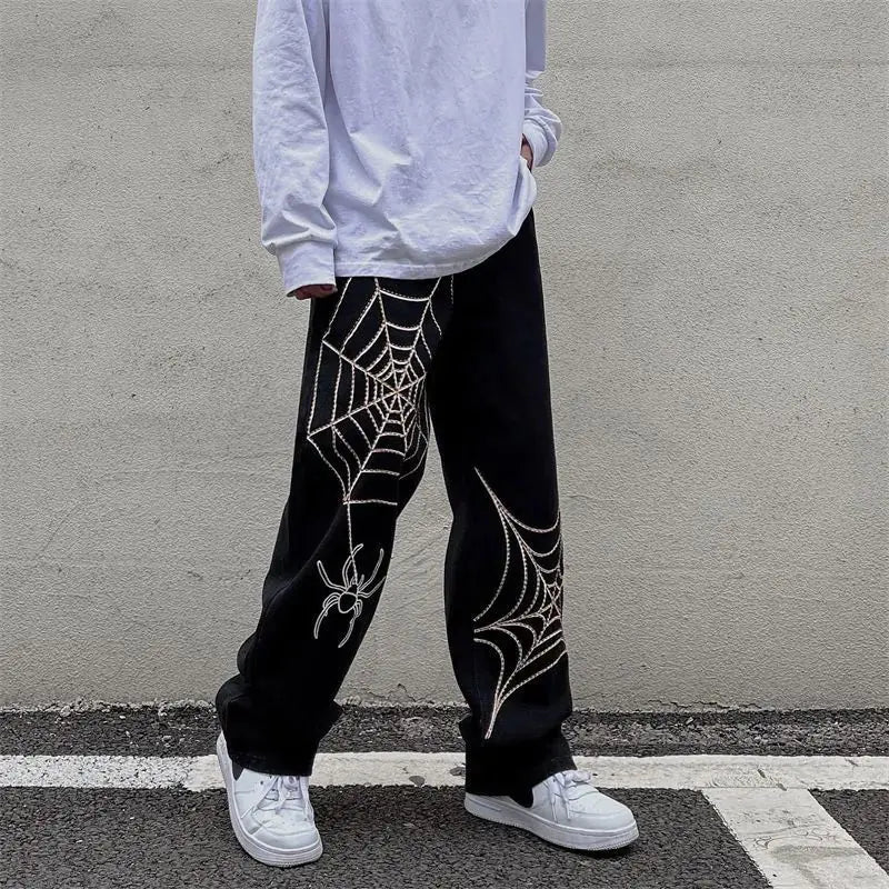 Y2K Anime Oversized Techwear Sweatpants for Men 2023