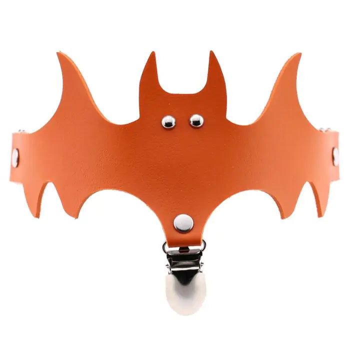 Halloween Christmas Bat Wing Leg Garters and Clips