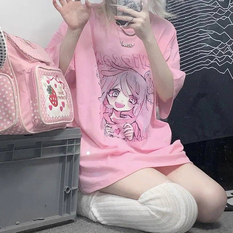 Y2K Anime Kawaii | Oversized T-Shirt
