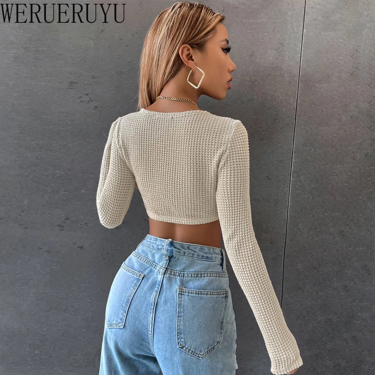 Y2K Knitted Korean Fashion Tight T-Shirt