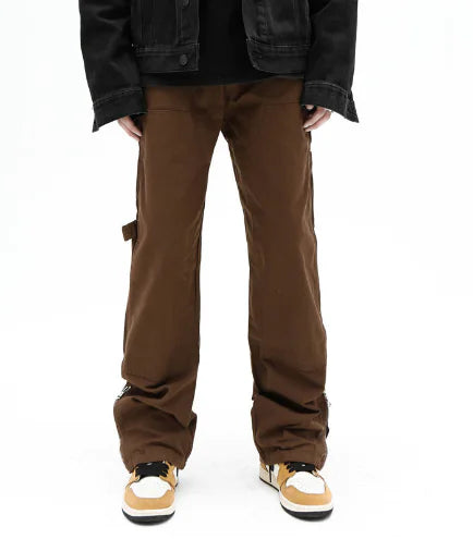 Chain Foot Cargo High Street Loose Jeans Trousers