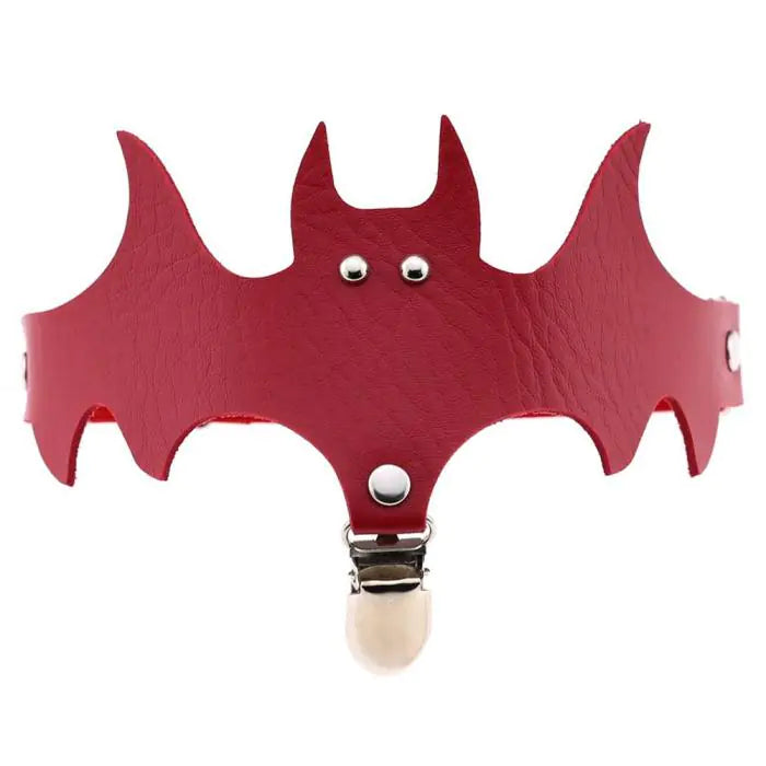 Halloween Christmas Bat Wing Leg Garters and Clips