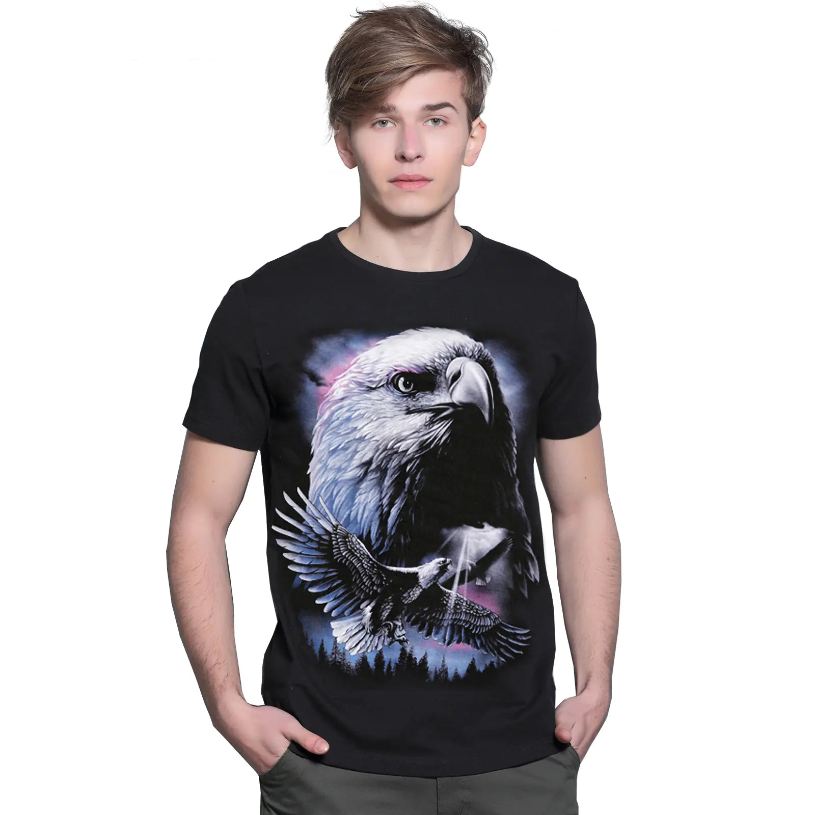 3D Animal Graphic Oversized T-Shirt