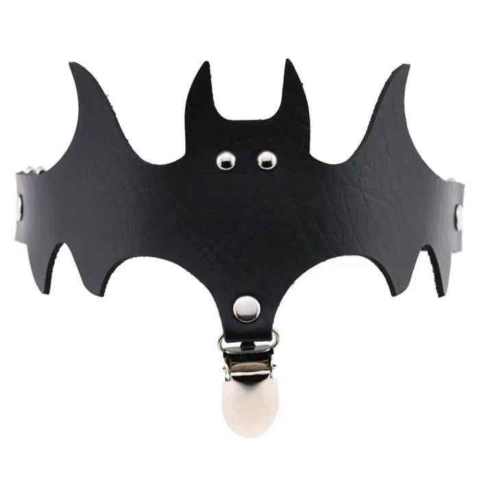 Halloween Christmas Bat Wing Leg Garters and Clips