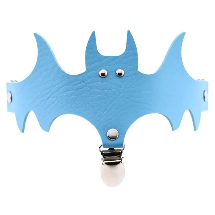 Halloween Christmas Bat Wing Leg Garters and Clips