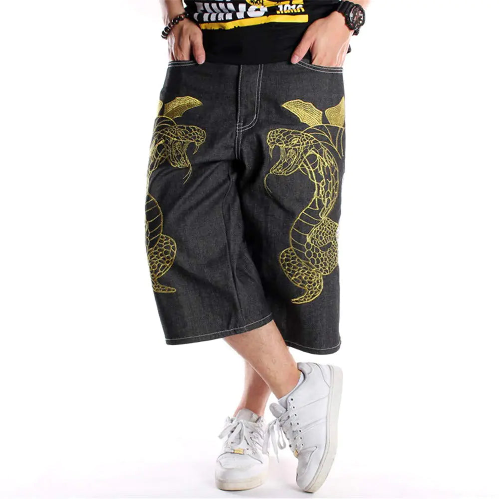 Denim Shorts Casual Baggy Jean Shorts Classic Loose Fit Vintage 90S