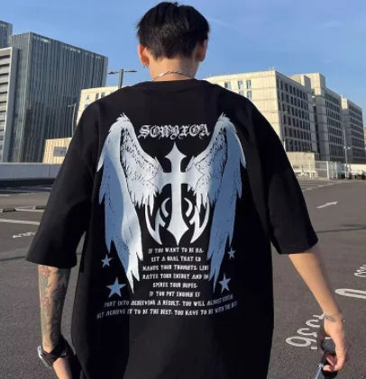 Peace Dove Design Oversized T-Shirt