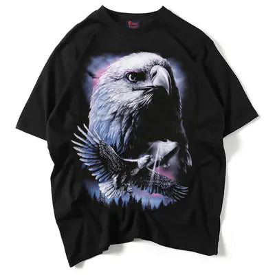 3D Animal Graphic Oversized T-Shirt
