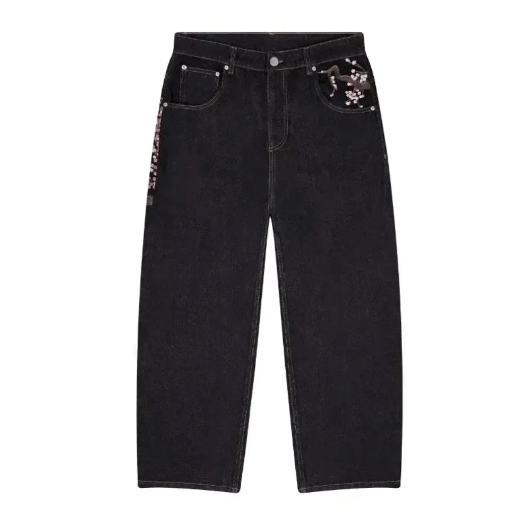 Women’s High-Waist Embroidered Fashion Jeans