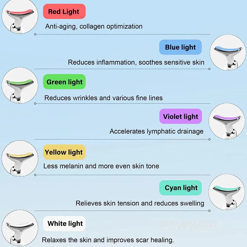 3-Color  Facial Massage Device