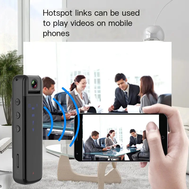 HD Camera Clip-on Recording Pen for Students & Riders