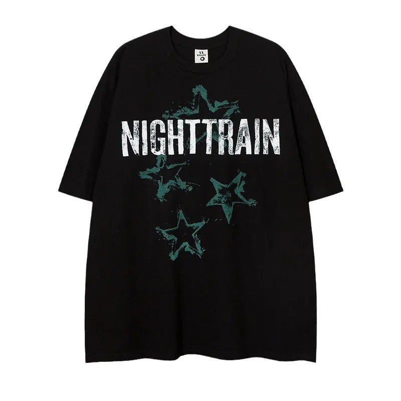Vintage Oversized Hip-Hop T-Shirt