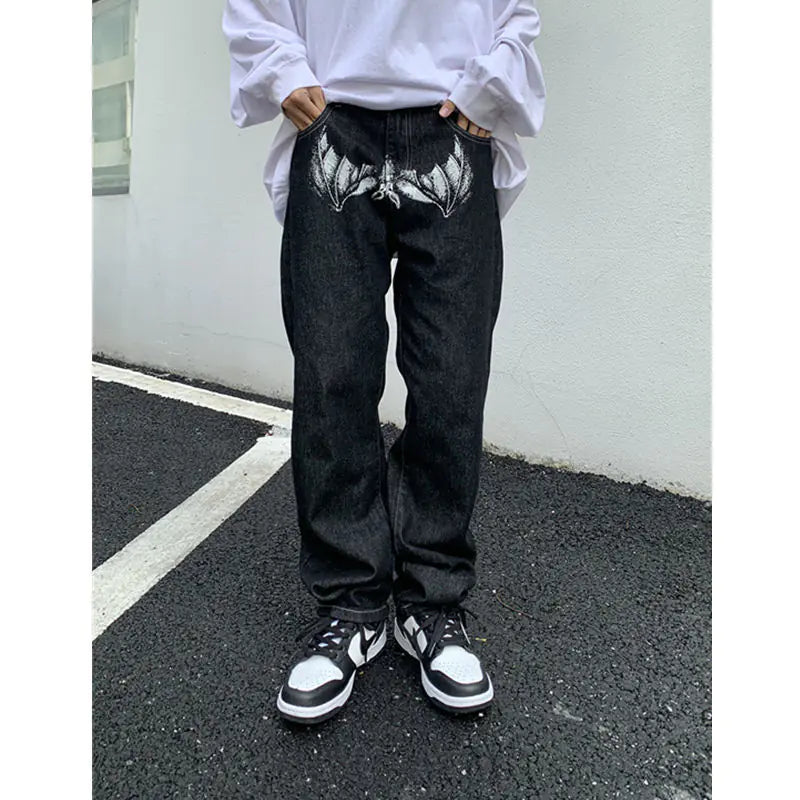 Y2K Men's and Women's Oversized Jeans from Europe & USA