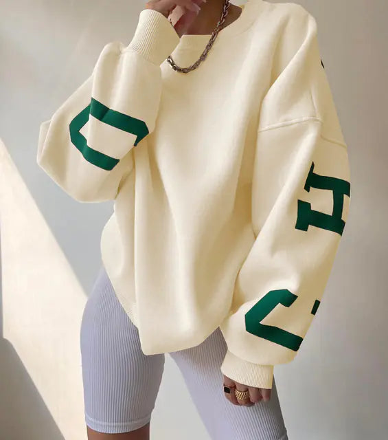 Maglione casual in lana Y2K autunno inverno