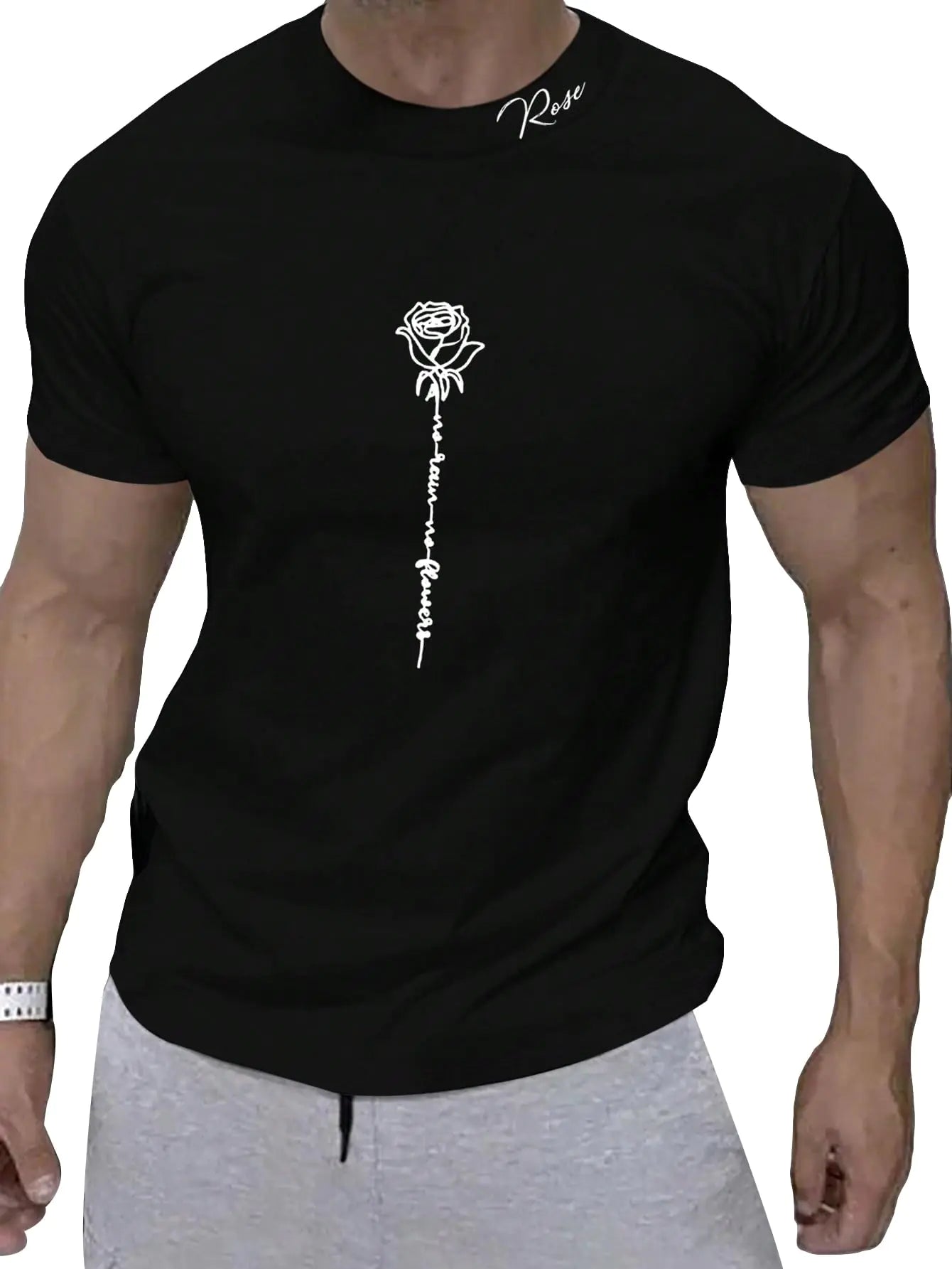 HUX Mens Crown Tee Short Sleeve Round Neck