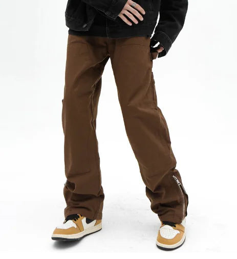 Chain Foot Cargo High Street Loose Jeans Trousers