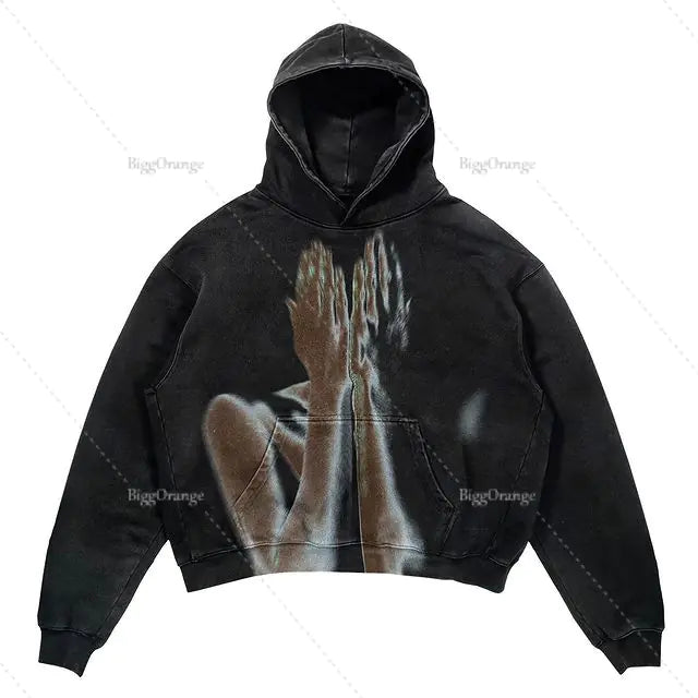 Punk Design Hoodie - Streetwear Y2K Fashion