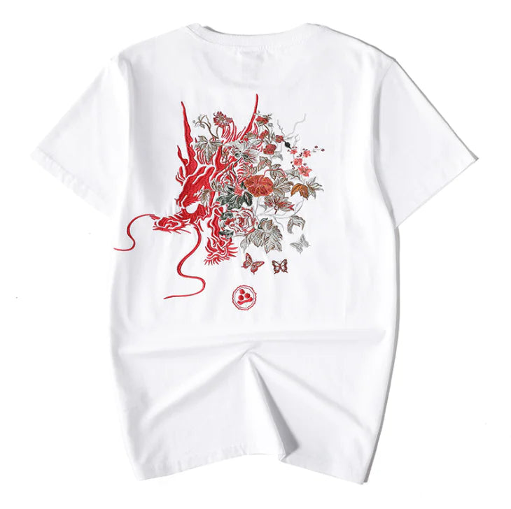 Youth Embroidered Dragon T-Shirt