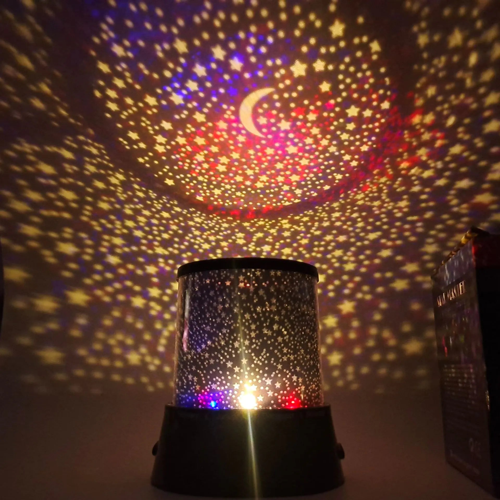 Lampada proiettore colorata per bambini - Luce notturna unica