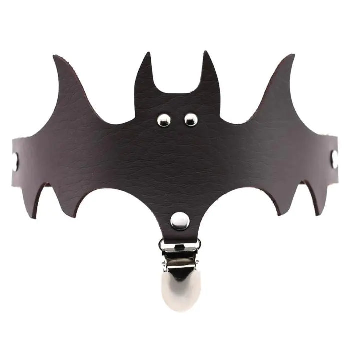 Halloween Christmas Bat Wing Leg Garters and Clips