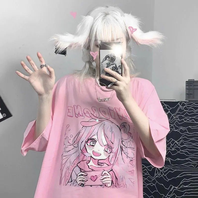 Y2K Anime Kawaii | Oversized T-Shirt