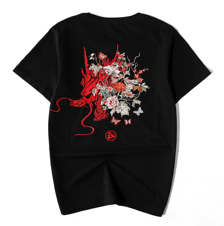Youth Embroidered Dragon T-Shirt
