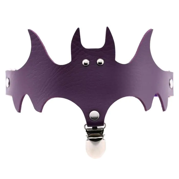 Halloween Christmas Bat Wing Leg Garters and Clips