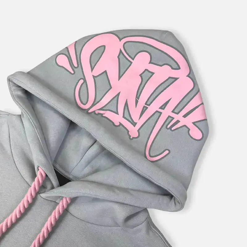 Y2K Hip-Hop Streetwear Printed Loose Sweatshirt Set