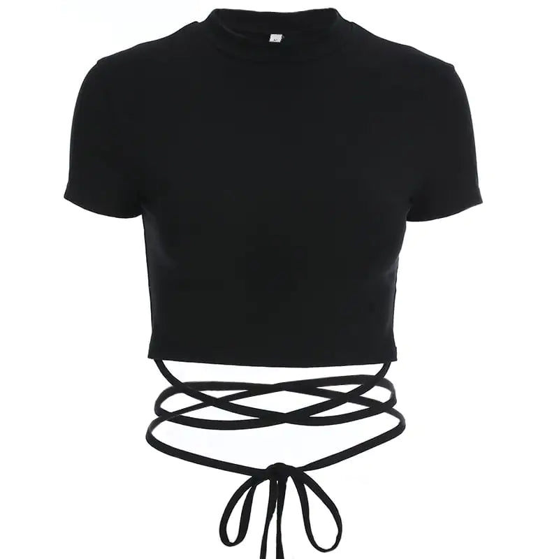 Camiseta de algodón de manga corta con banda para hombre y mujer