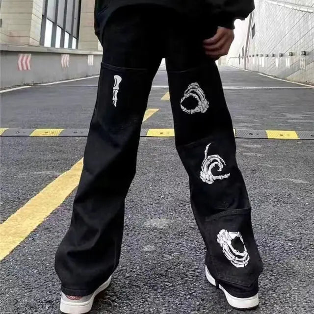 Y2K Men's and Women's Oversized Jeans from Europe & USA