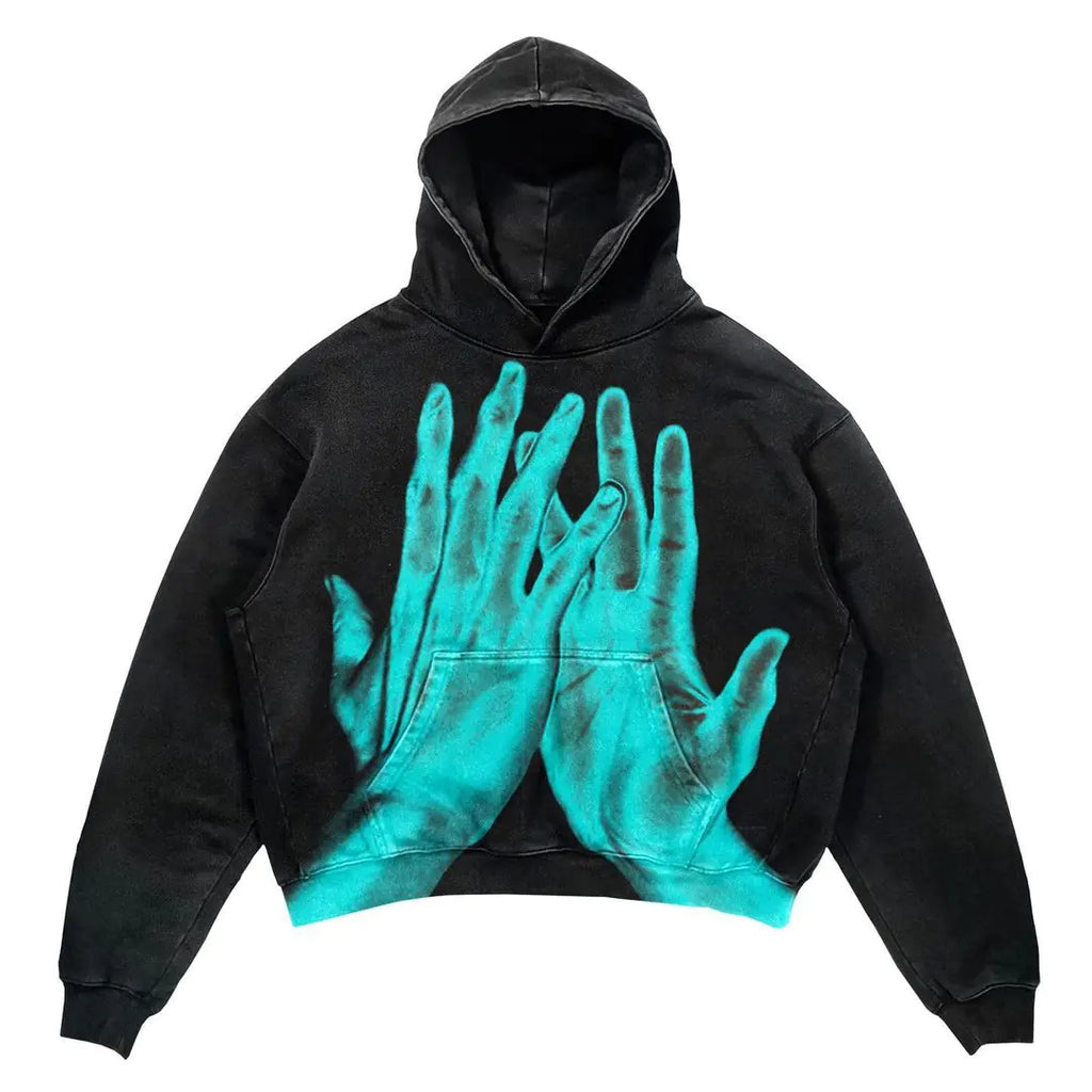 Punk Design Hoodie - Streetwear Y2K Fashion