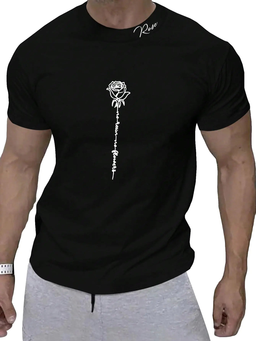 HUX Mens Crown Tee Short Sleeve Round Neck