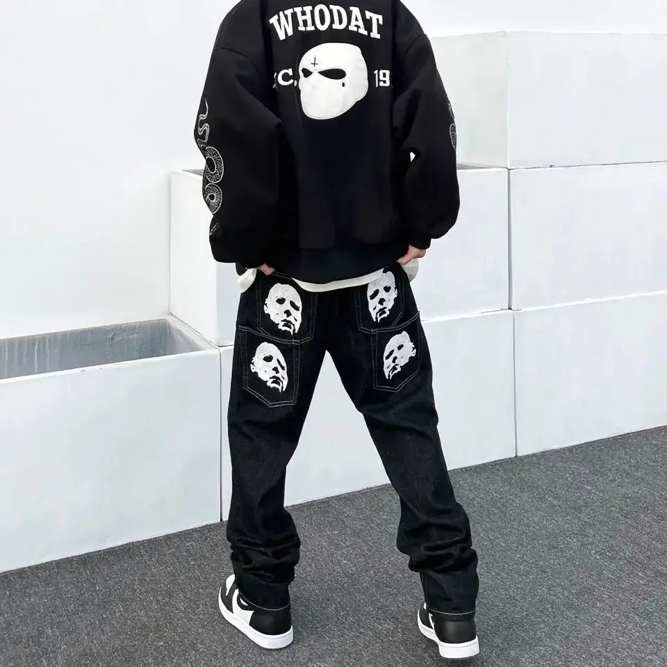 Y2K Men's and Women's Oversized Jeans from Europe & USA
